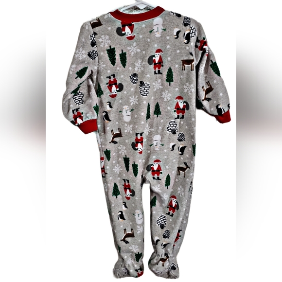Carters Boys 4-7 Santa Microfleece Coat Set main image 1